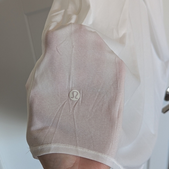 Lululemon NWT Pleated Essential Tank - White sz 10 - Picture 5 of 5